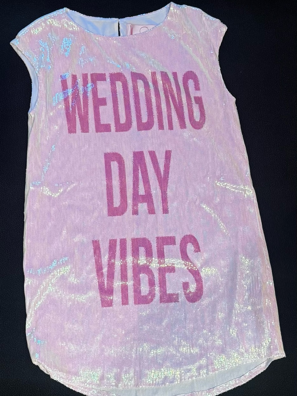 Hayley Paige Wedding Day Vibes Sequin Dress - Small